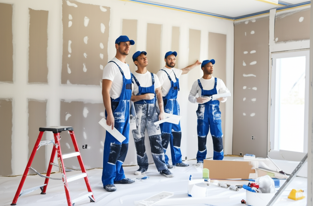 North Hollywood Drywall Services team